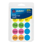 Sunburst Systems 1000 Ct Pre-Priced Garage Sale Labels - Walmart.com