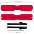 thumbnail image 2 of Cojín Protector MDFitness Barra Almohadilla Rojo Olimpico o Universal, 2 of 7