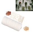 thumbnail image 1 of Kit De Colgador De Plantas De Macramé, Bricolaje, Artesanía Pulida Fina, Usos Múltiples, Suministros De Macramé, Cuentas De Macramé Para Colgadores De Plantas, 1 of 7