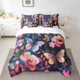 thumbnail image 2 of YST Fairy Tales 7-Piece Comforter Set, Twin, Colorful Butterflies, Dreamy Castle, Cute Princess, Rainbow Design, 2 of 6