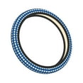 thumbnail image 2 of Easygdp Blue Gingham Elastic Steering Wheel Cover, Auto Accessories, Fit Suvs, Vans,Cars, Trucks -15 inch, 2 of 8