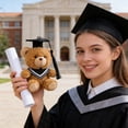 thumbnail image 6 of Aodebiao Graduation Bears Class of 2026 Graduation Plush in Cap Preschool Grad Bear Stuffed Animal Kindergarten Grad Gifts Plush Toy Peluche De Graduación 2026 Party Decorations 6inch, 6 of 7