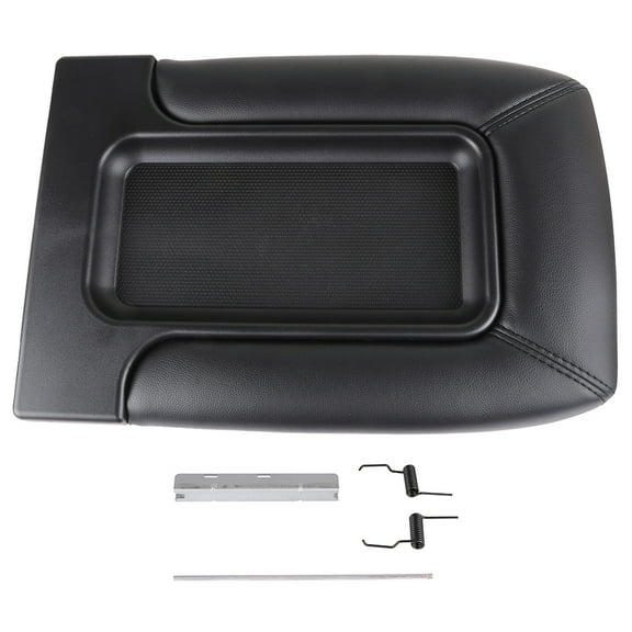 ECCPP Center Console Lid Kit for 2001-2007 For GMC Sierra For Chevy Silverado Center Console Repair Kit Armrest Latch Black