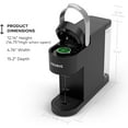 thumbnail image 3 of Restored Keurig KSK900BK K-Slim Single Serve K-Cup Pod Coffee Maker, MultiStream Tech, 3 Brew Sizes, 46oz Removable Reservoir, Black (Refurbished), 3 of 7