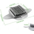 thumbnail image 2 of Shower Foot Scrubber Mat with Pumice Stone, Effortless Foot Care Deep Foot Cleaning Non Slip Suction Cups for Shower & Bathtub (Unique Contour Brush Design), 2 of 5