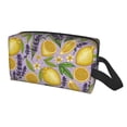thumbnail image 2 of Goofa Lavender Flowers Printed Toiletry Bag with Handle,Large Capacity Travel Makeup Cosmetic Bag for Women, Carry on Airport Airline Compliant Bag, 2 of 9
