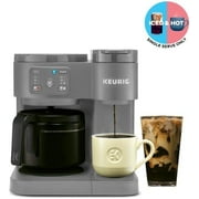 KeurigK-Duo Essentials, Hot & Iced Single-Serve KCup Pod Coffee Maker & Carafe, Moonlight Grey