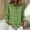 Green, variant on YHAJDS Womens Topss Plaid Print Breasted Long Sleeve Spring Summer Casual Shirt