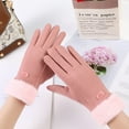 thumbnail image 3 of Woman Bike Riding Winter Gloves, Insulated & Anti-Slip Grip for Cycling, E-Bike, Scooter & Cold Weather Outdoor Activities Pink, 3 of 4