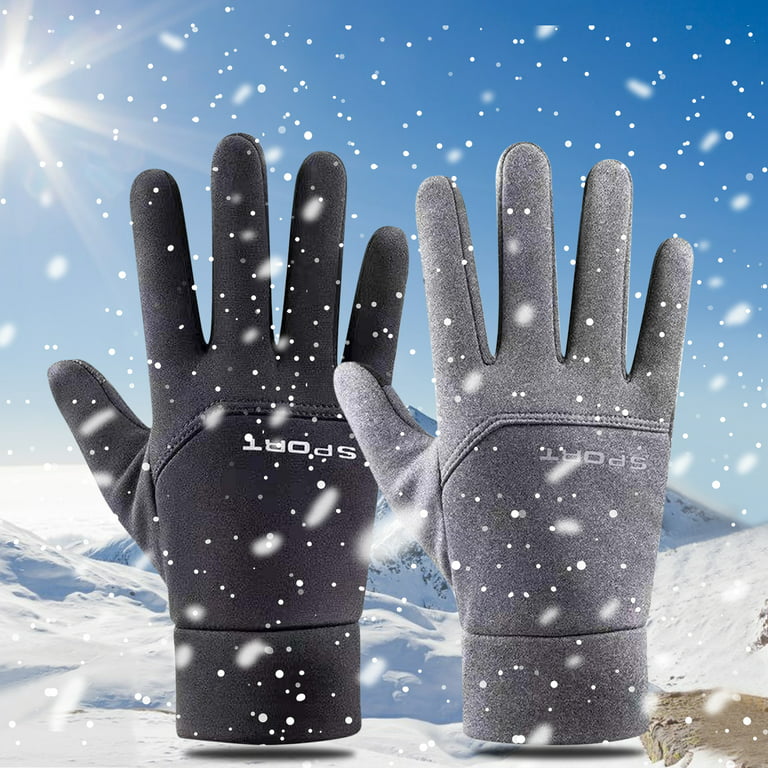 Touch Screen Windproof Outdoor Sport Gloves Men Women Winter