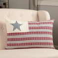 thumbnail image 4 of VHC Brands Hatteras Bedding Accessory, Pillow 14x22, Blue, 4 of 7