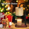 thumbnail image 3 of Seenlast Candle Warmer Lamp With Timer and Dimmer Adjustable Candle Lamp For Woman and Man Gifts For Home Decor  Black, 3 of 8