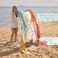 thumbnail image 3 of Waterproof Sandproof Beach Blanket, Oversized Sand Free Outdoor Mat 71" x 87" for 1-4 Adults, with Ground Stakes & Storage Bag for Beach, Picnic, Camping, Outdoor Travel, 3 of 8