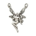 thumbnail image 1 of Sterling Silver 24" 1mm Box Chain Winged Fairy Pendant Necklace, 1 of 2