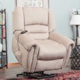 thumbnail image 1 of Topcobe Fauteuil Inclinable Fauteuil Inclinable Power Lift, Banquette-Lit Inclinable pour Salon, Fauteuil Inclinable Loveseat, Beige, 1 of 4
