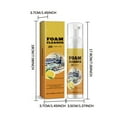 thumbnail image 3 of Car Interior Roof Cleaner Foam 100ml | Multi-Surface Decontamination | Odorless, Non-Greasy Finish | Protects Against Fading | Fabric, , Leather, Plastic, 3 of 9