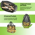 thumbnail image 6 of SunFlowers Garden Tools Bag, Water-proof Oxford Garden Tote Home Organizer Gardening Tool Bag Kit Holder with 8 Pockets for Indoor and Outdoor Gardening(Tools Not Included), 6 of 6