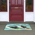 thumbnail image 2 of Liora Manne Frontporch Surfing Dogs Indoor Outdoor Area Rug Ocean, 2 of 2