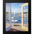 thumbnail image 2 of Saxe, Carol 15x18 Black Modern Framed Museum Art Print Titled - Table on the Harbor, 2 of 5