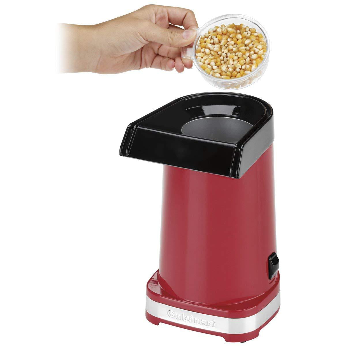 Cuisinart CPM-100MR - EasyPop Hot Air Popcorn Maker (Metallic red 