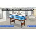thumbnail image 3 of RACK Crucis 5.5-Foot Folding 3 in 1 Multi Game Billiard/Pool Table (Blue), 3 of 10