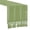 Green, variant on Boho Knitted Table Runner Handmade Rustic Table Runner with Tassels Cotton Linen Farmhouse Table Runner for Dining Table Sideboard Dresser Decor