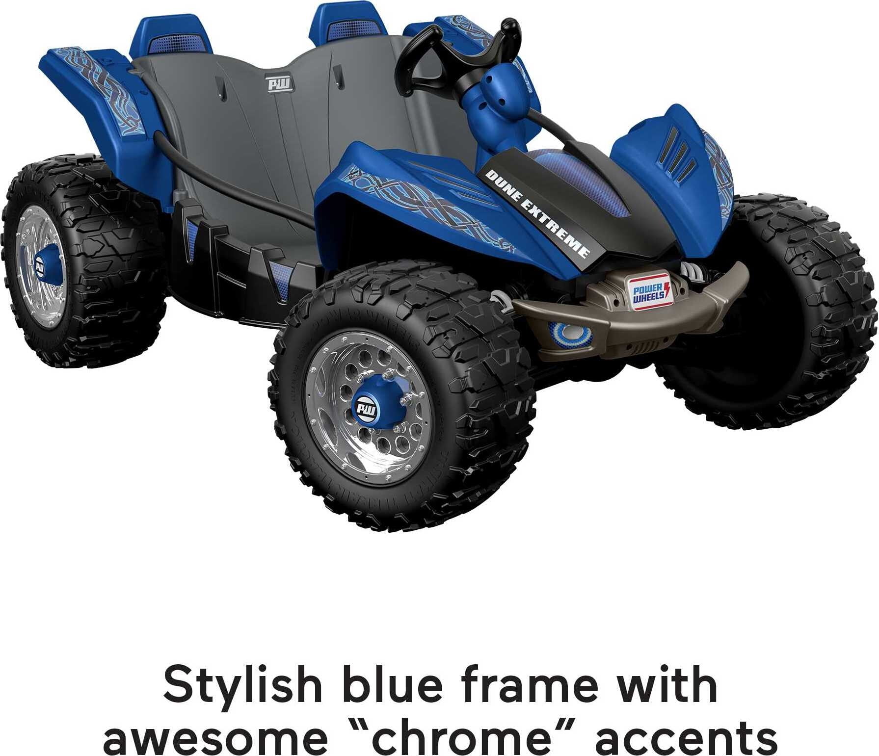 Buy Power Wheels Dune Racer Extreme Blue 12V Ride On Vehicle Online at