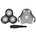thumbnail image 1 of Accesorio de repuesto para cabezal de afeitadora de acero compatible con Philips RQ10, RQ1250, RQ12, RQ1280, RQ1180 y RQ11., 1 of 10