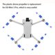 thumbnail image 2 of Hélice de Dron Methold 8 piezas Doble Cara con Destornillador Accesorios para Mini 3 Pro Blanco Naranja, 2 of 6