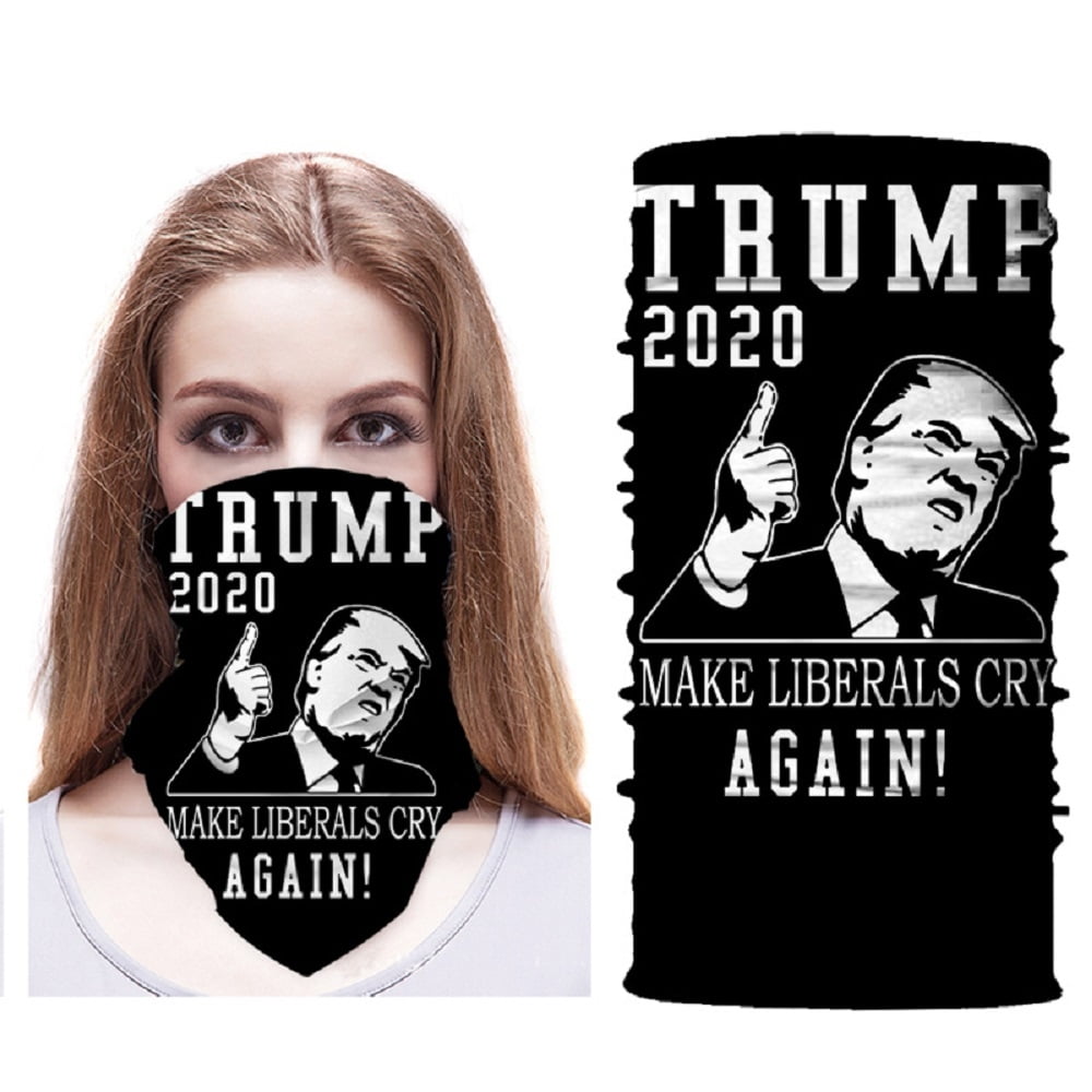 New Trump Unisex Face Mask Neck Gaiter Black One Size Free Shipping