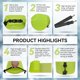 thumbnail image 5 of Floating Waterproof Dry Bag Backpack 5L/10L/20L/30L/40L, Roll Top Sack Keeps Gear Dry for Kayaking, Rafting, Boating, Swimming, Camping, Hiking, Beach, Fishing, 5 of 5
