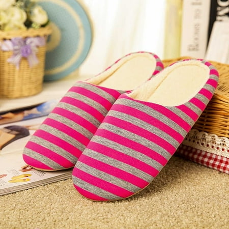 

CoCopeanut Men Women Slippers House Soft Home Cotton Slipper Winter Indoor Comfort Floor Shoes Men Silence Slides Bedroom Japanese Style