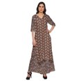thumbnail image 1 of Moomaya Ensemble Grande Taille Imprimé Palazzo et Kurta Robe Ethnique pour Femmes, 1 of 1