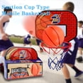 thumbnail image 1 of Fiudx Tablero de Baloncesto Móvil con Ventosa, Fácil Instalación, Ideal para Hacer Ejercicio En Interiores, Ideal para Jóvenes, Material Abs, Incluye Juego Completo., 1 of 7