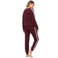 thumbnail image 6 of Uniexcosm Women's Loungewear Set Two Piece Fall Outfit Long Sleeve Pullover Tops & Long Pants Tracksuit Sweatsuits, 6 of 10