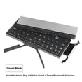 thumbnail image 4 of Ultra Slim Rechargeable Bluetooth Keyboard with Phone Holder – Foldable Wireless Keyboard for iPhone, Android Tablets, Office & Travel Business Trip, 4 of 8