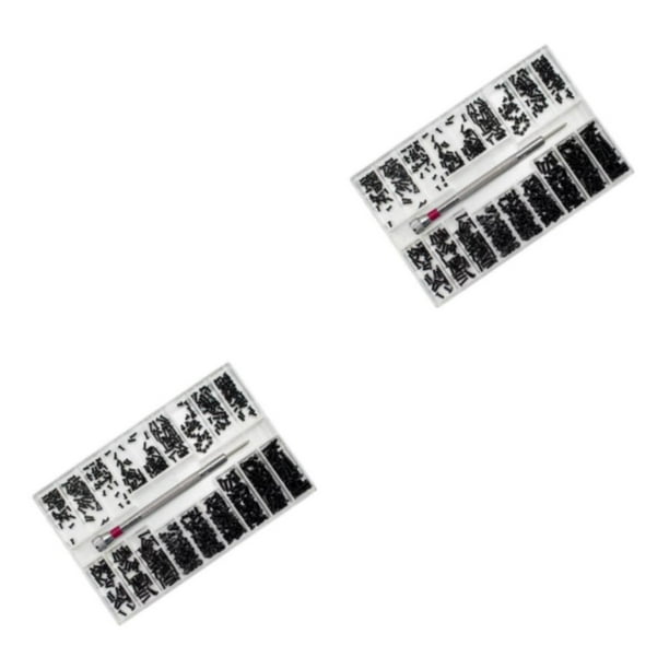 Eigraketly Juego de microtornillos, herramienta de reparación de repuesto, pequeña para gafas de reloj, estilo electrónico A Type1 NO1