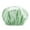 Green, variant on Durable Shower Cap for Women, Lined Bath Bouffants