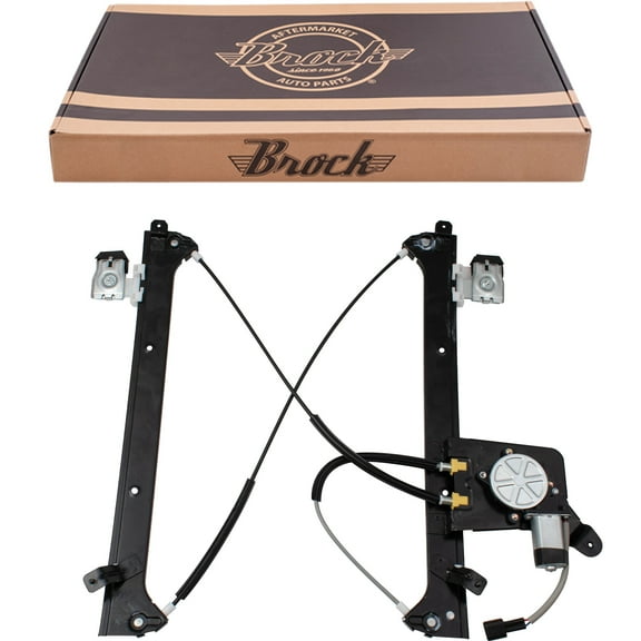 Brock Window Regulator w/ Motor for 2001-2006 Silverado 1500 Rear Left 19301981