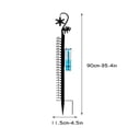 thumbnail image 3 of onlyliua Descuentos de Temporada Regla para Medir Nieve y Regla para Medir Agua: Se Puede Utilizar La Duración Todo El Año Como Decoración Navideña para Exteriores, 3 of 7