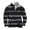 Black, variant on yillto Men Striped Sweatshirts Big and Tall Tops Quarter Zipper Pullover Long Sleeve Loose Sweatshirt