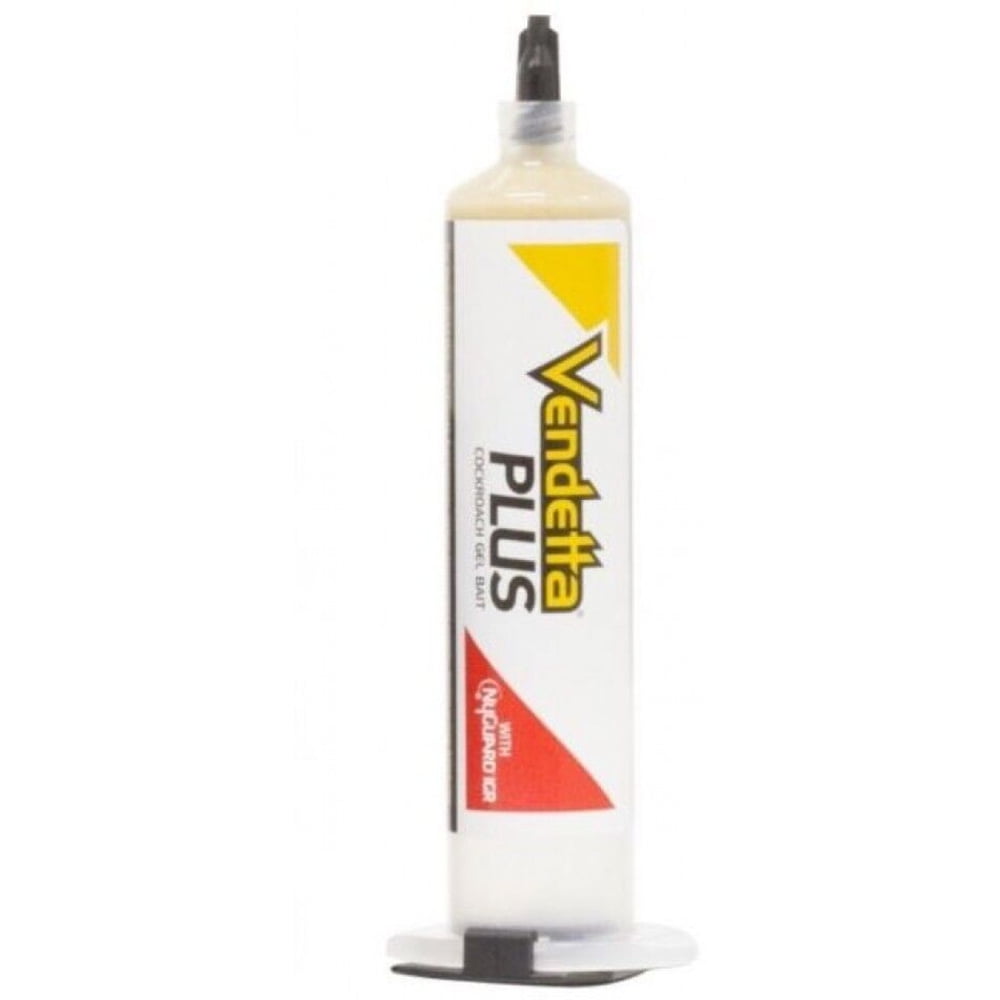 MGK New Vendetta Plus Roach Killer Cockroach Gel Bait- with Free Plunger and Tip! - 4 Tube (1 Pack)