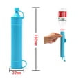 thumbnail image 2 of Mini filtro portátil para exteriores, filtro de pajita para beber, filtro de agua personal para senderismo, camping, viajes y preparación para emergencias Jormftte CPB-DE-HJJ-38, 2 of 5