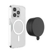 PopSockets Magnetic Suction Phone Mount, Surface Mount for MagSafe, Black - Metallic Black