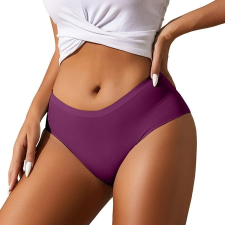 Xiaoxatg Sexy Panties for Women High Waist Sports Solid Color Lifting Underwear Comfortable Briefs For Women plus Size Panties