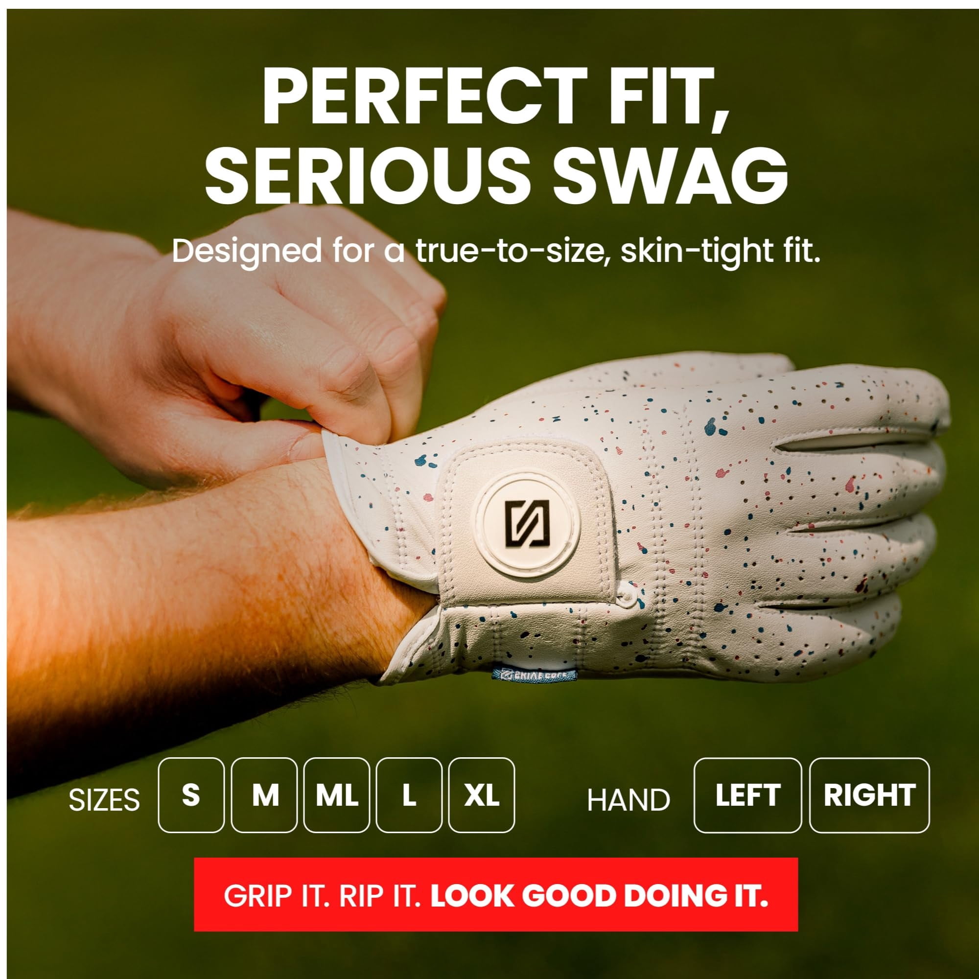 Premium Golf Glove | 100% Aaa Cabretta Leather Cool Gloves Men Serious Feel & Performance Mens Left Hand