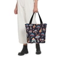 thumbnail image 6 of Kdxio Mushroom Doodle Women Reusable Grocery Bags Foldable Ripstop,Reusable Shopping Bags for Shopping,Gym,Gift, 6 of 7