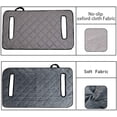 thumbnail image 4 of Numjaw Golf Cart Seat Covers, EZGO Seat Cover, Universal Golf Cart Seat Blanket, Waterproof Travel Sports Cart Seat Cushion Covers for 2-Person Seats Club Car, 48" x 27", Grey, 4 of 9