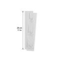 thumbnail image 3 of Plant Support Stakes, Acrylic Clear Potted Flora Fixed Rod Indoor Outdoor Garden Sticks Botanical Growth Tool Transparent Vegetation Stem Training Mounting Bracket, 11.02in, 3 of 5