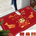 thumbnail image 1 of Sentmoon Savings New Year Welcome Mat 2024 Indoor/Outdoor Entry Rug Happy New Year Carpet for Front Door, Hallway, or Living Room Decor Final Markdowns & Closeout Offers, 1 of 7